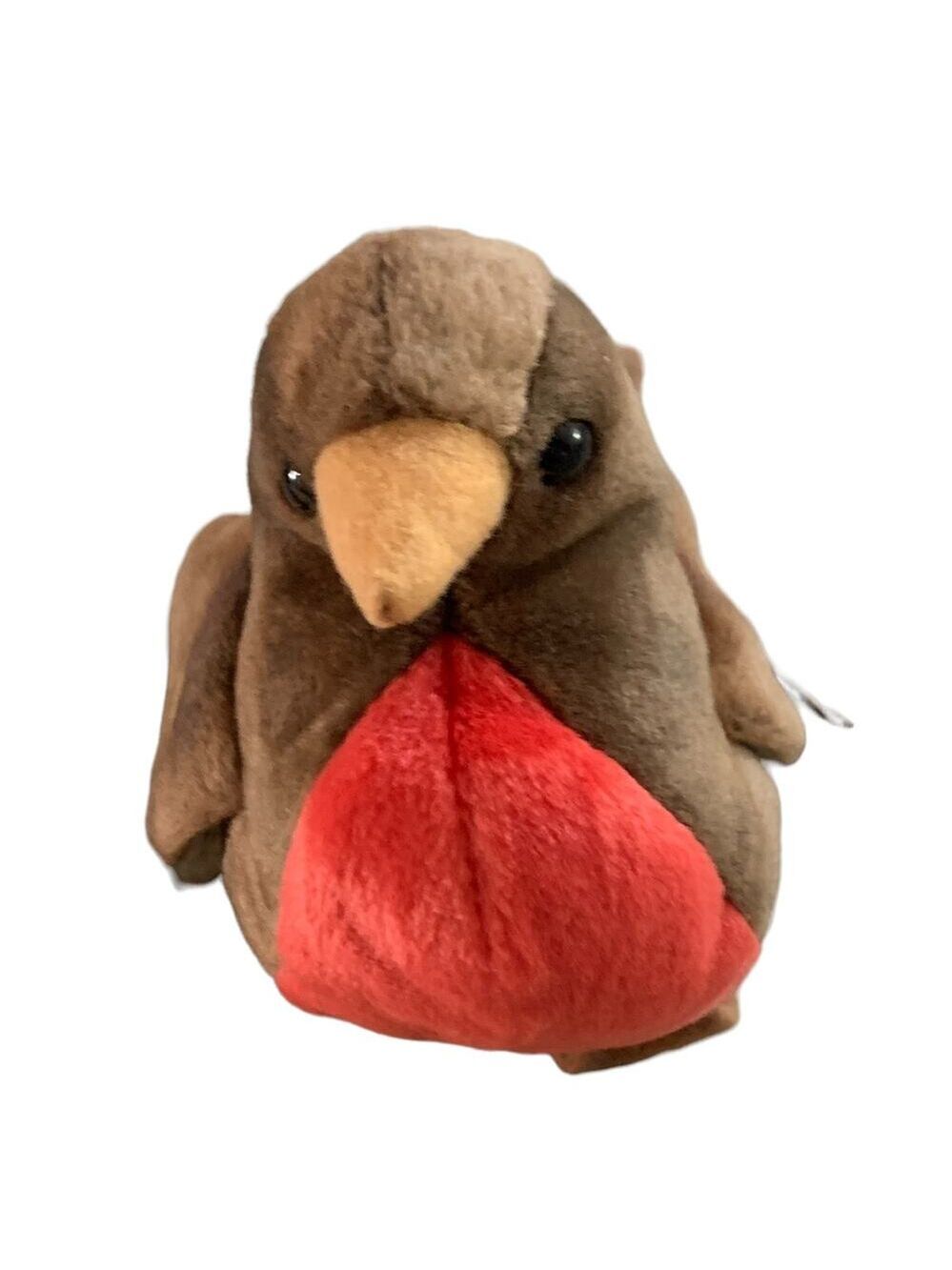 TY Beanie Babies Early The Robin Bird Toy plush error tag
